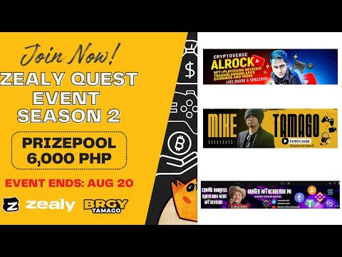 ZEALY QUEST EVENTS SEASON 2 PRIZEPOOL 6,OOO PHP I NAGSAMA NA MGA GUAPO I ANYARI SA INYO?