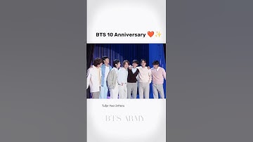 TAKE TWO 💜💓 || BTS 10 ANNIVERSARY ✨💜|| #btsarmy #bts #youtubeshorts #ytshorts