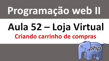 Aula 52 - Carrinho de Compras