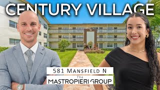 Boca Raton Condo Tour | Century Village | 581 Mansfield N