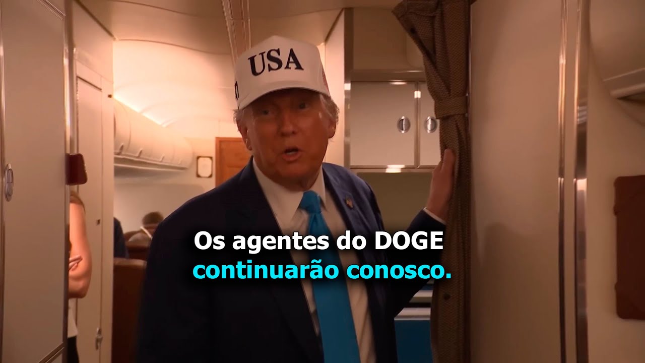 Donald Trump: Os agentes do DOGE (Departamento de Elon Musk) continuarão trabalhando conosco.