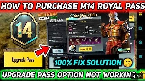 ROYAL PASS UPGRADE KAISE KARE 🔥 BGMI M14  RP UPGRADE PASS OPTION NOT WORKING PROBLEM FIX