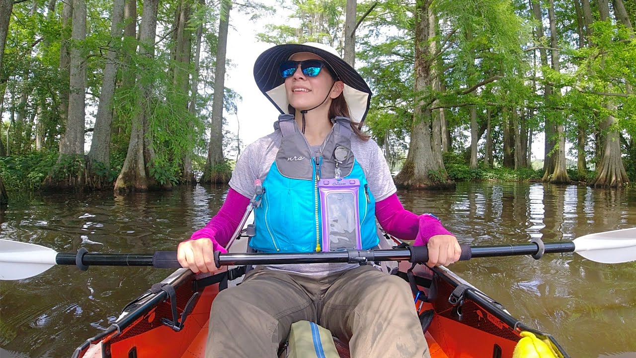 Каякинг в настоящей Флориде (аллигаторы и нападение рыбы на байдарку) // Река Очлокни - Коу Лэндинг