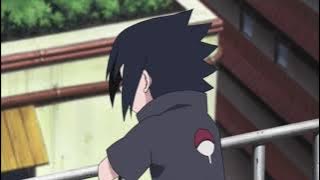 Sasuke eating rice ball