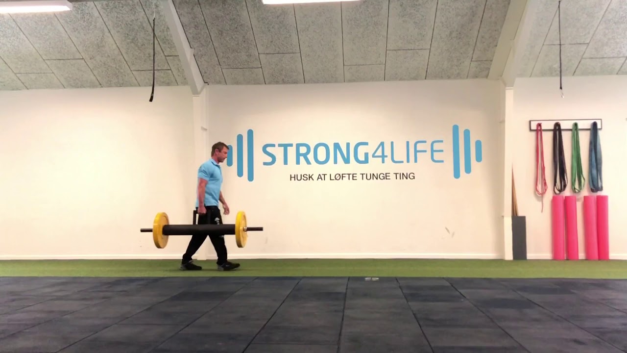 Suitcase walk med farmer walk vægtstang YouTube