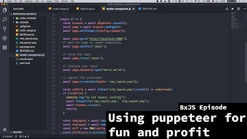 BxJS - Using Puppeteer for fun and profit