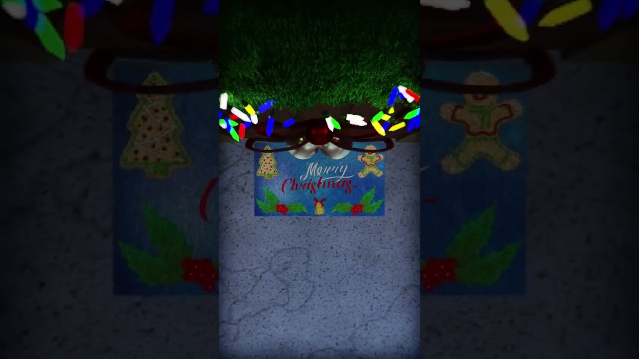 Christmas Door Mat Created in Blender