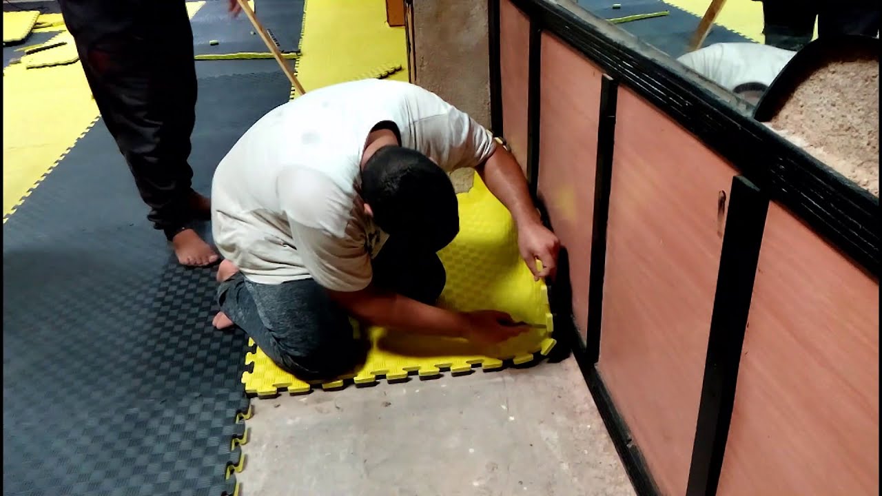 2 vlog  أجيو تشوفو الشكل النهائي لإصلاح قاعة الرياضية