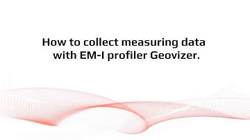How to start with EM I profiler "Geovizer"