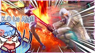 Kobo DiBuat Meletup Di Match Ranked Pertamanya Bermain Game Tekken 8 !!【Kobo Kanaeru | Clips】