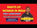 Human rights and women  2  indian scenario  human rights  humanitarian law