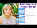 PATRONES PARA MASCARILLA 3D | 3D MASK PATTERNS