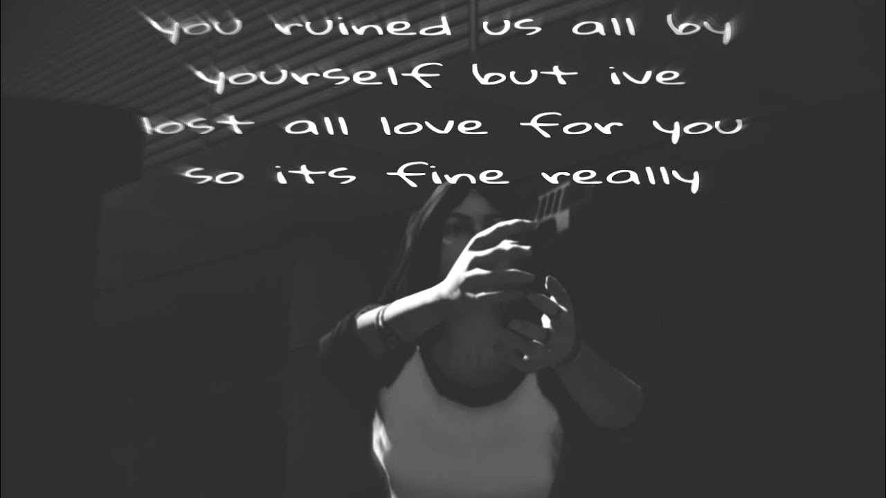 you ruined us all by yourself but ive lost all love for you so its fine really (Realistic Skate 3)