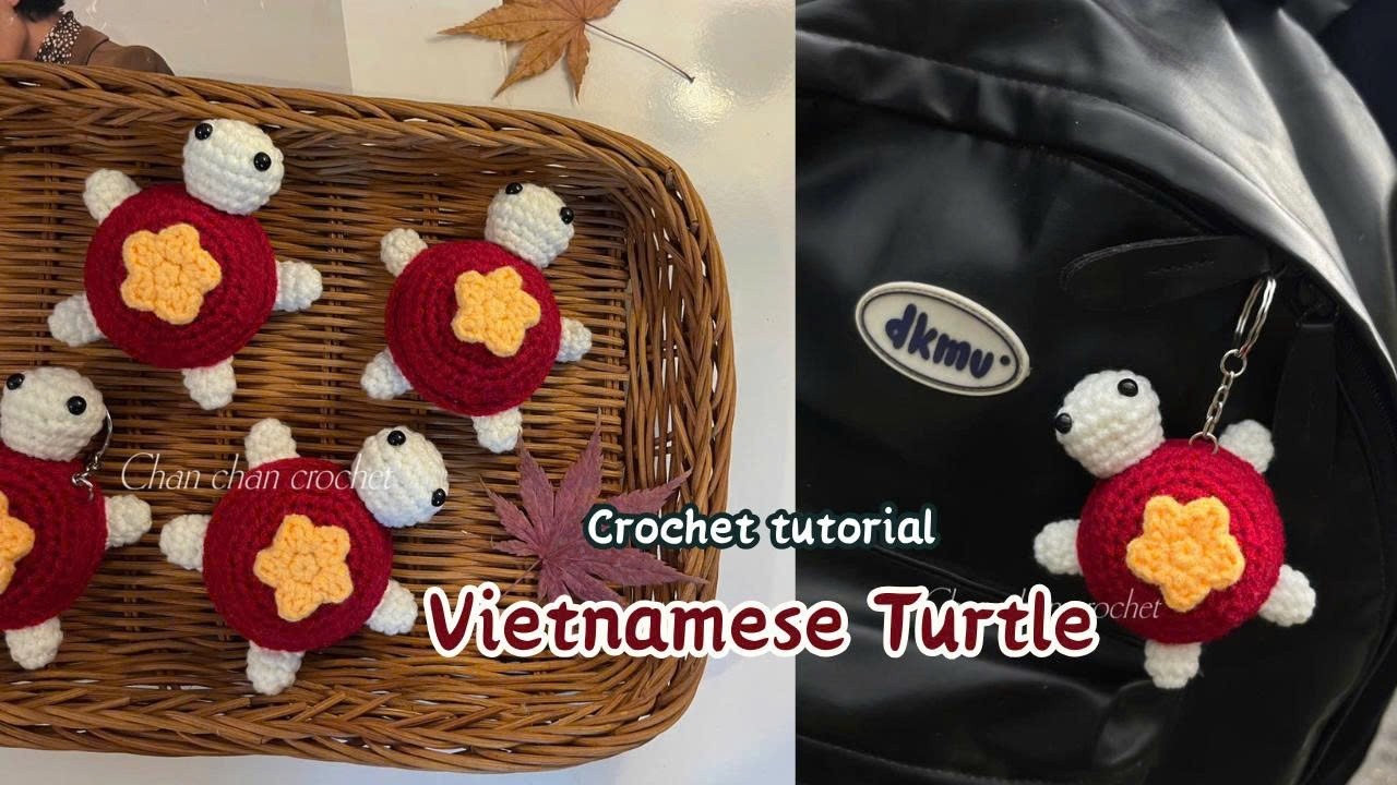 Crochet Vietnamese Turtle | Móc Bé Rùa Việt Nam Bằng Len - YouTube