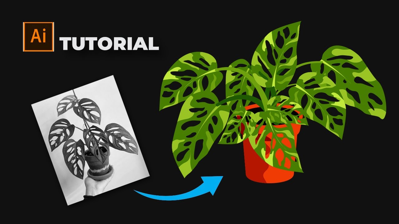 Tutorial flat design untuk pemula // Adobe Illustrator - YouTube