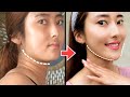 8 Min Japanese Face Massage to Get a Defined Jawline | Slim Down Your Face and Get a V Shaped Face