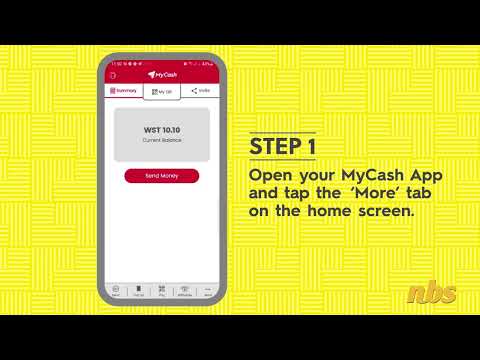 Transferring Money from Your MyCash Wallet to Your National Bank of Samoa (NBS) Bank Account