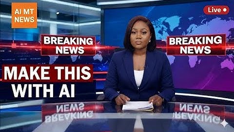 How to Create a Professional TV News Broadcast Using AI Step by Step Tutorial