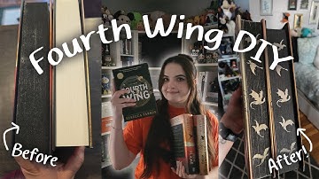 DIY Fourth Wing Sprayed Edges | VLOG