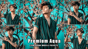 Lightroom aqua effect photo editing tutorial | Lightroom background colour change 🤫
