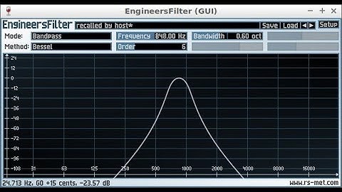 QRQ CW over 100 wpm - testing the Engineers Bessel Filter - exported as an LV2 plugin by CARLA