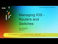 Managing Cisco IOS - Routers and Switches