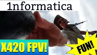 FPV FUN! XK X420  VTOL 3D6G EPP RC Airplane RTF Insta360 GO
