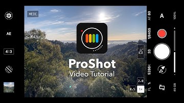 ProShot Video Tutorial (2021)