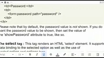 MCS4EB3 Advanced Java Programming : Module 5 - Spring Framework : Part 10 - Form Tags