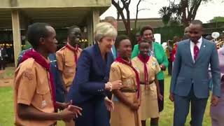 Teresa May Cringe Dance