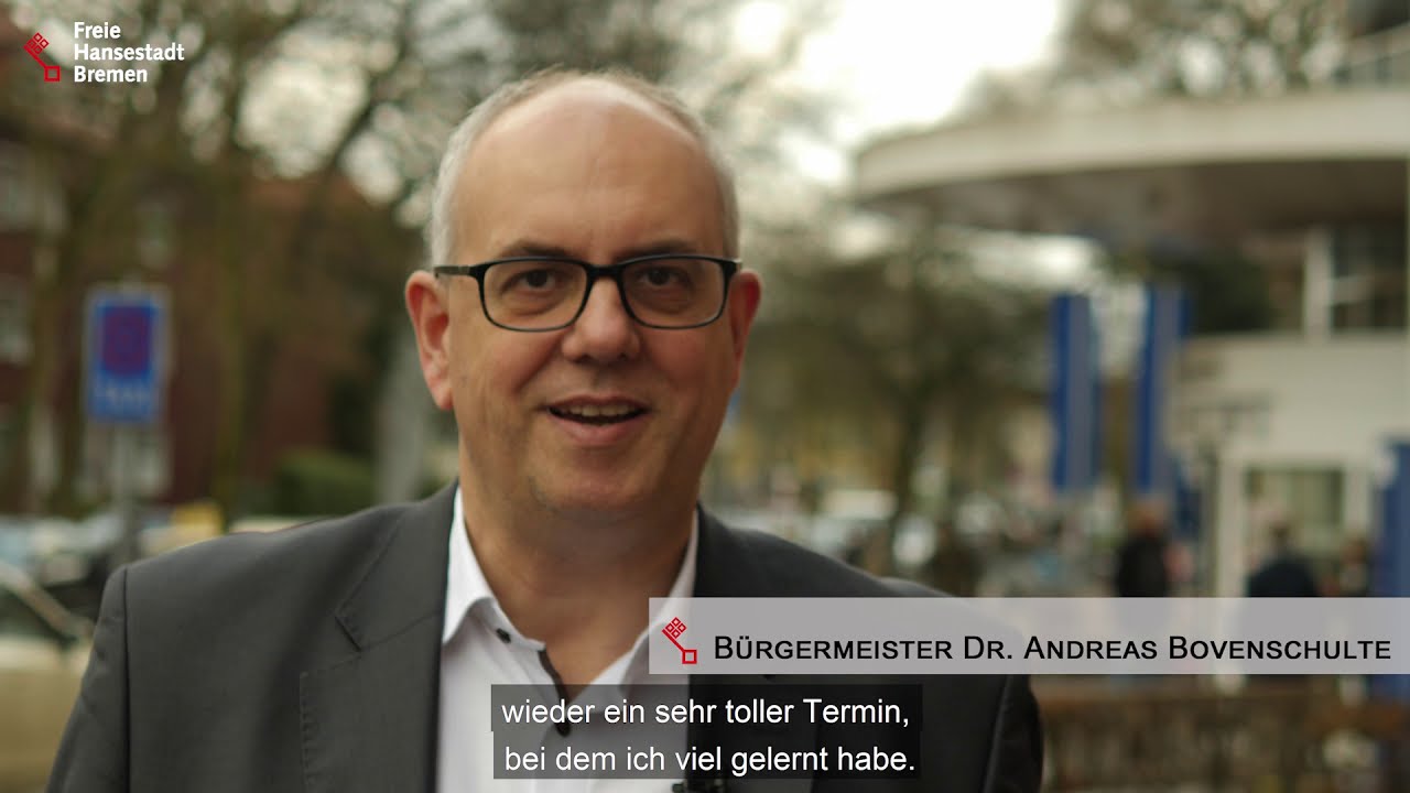 Bürgermeister Bovenschulte zum Quartiersbesuch in Schwachhausen