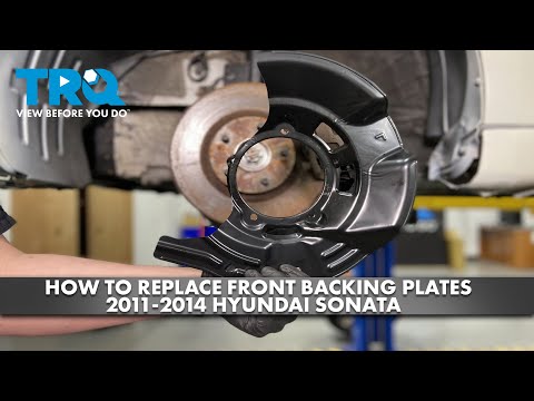 How to Replace Front Backing Plates 2011-2014 Hyundai Sonata