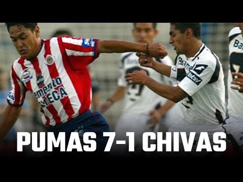 Pumas 7 chivas 1 Clearance