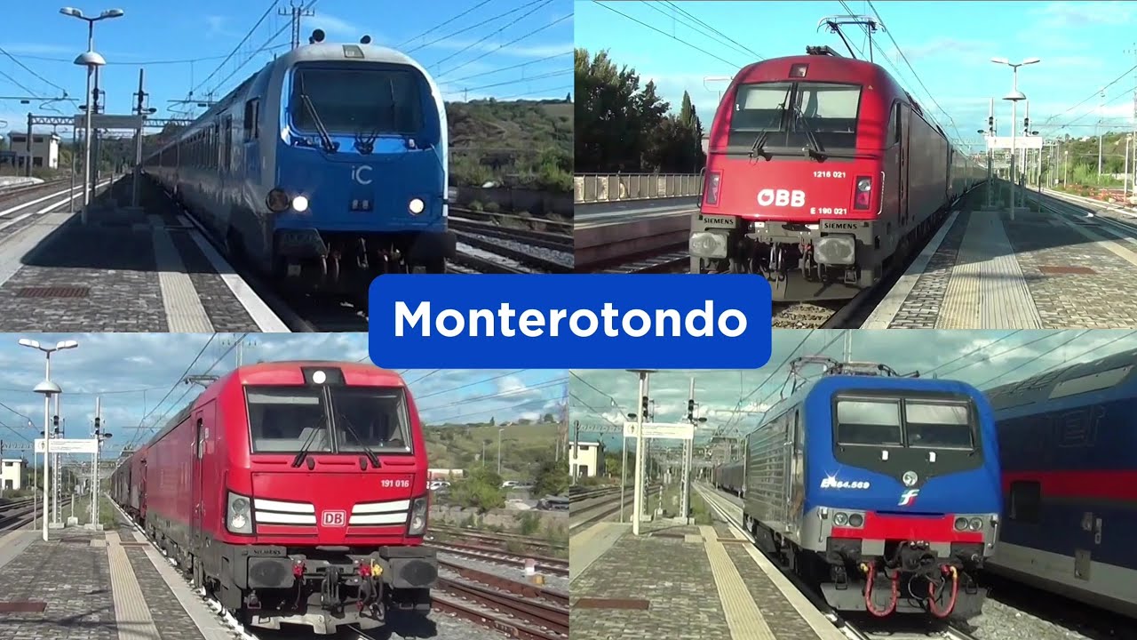 Treni ORDINARI e STRAORDINARI alla stazione di Monterotondo-Mentana!