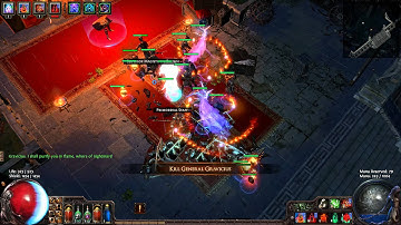 Lvl 68 Summoner Witch (No snapshot) Merciless General Gravicius Battle - Path of Exile