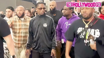 Travis Scott, Landon Barker & Don Toliver Cause Absolute Chaos At ComplexCon In Las Vegas, NV