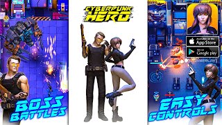 Cyberpunk Hero Gameplay - Roguelike Game (Android) screenshot 1