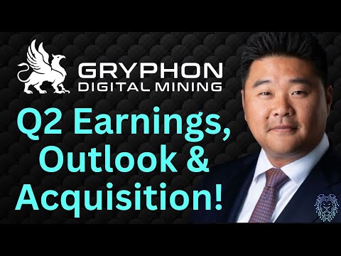 Gryphon Digital Mining Q2 + M&A News | Bitcoin stocks to Watch Now | BTC News Today | GRYP Episode cover