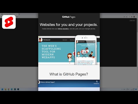 Бесплатный хостинг GitHub Pages #Shorts