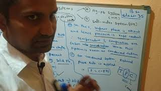 phase rule - two component system(Ag-Pb sysstem)---class34 (Bsc)