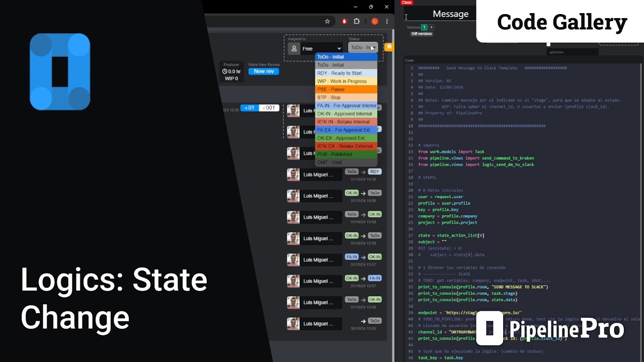 Logics For Developer Code Code Gallery: Logics, State Change - YouTube
