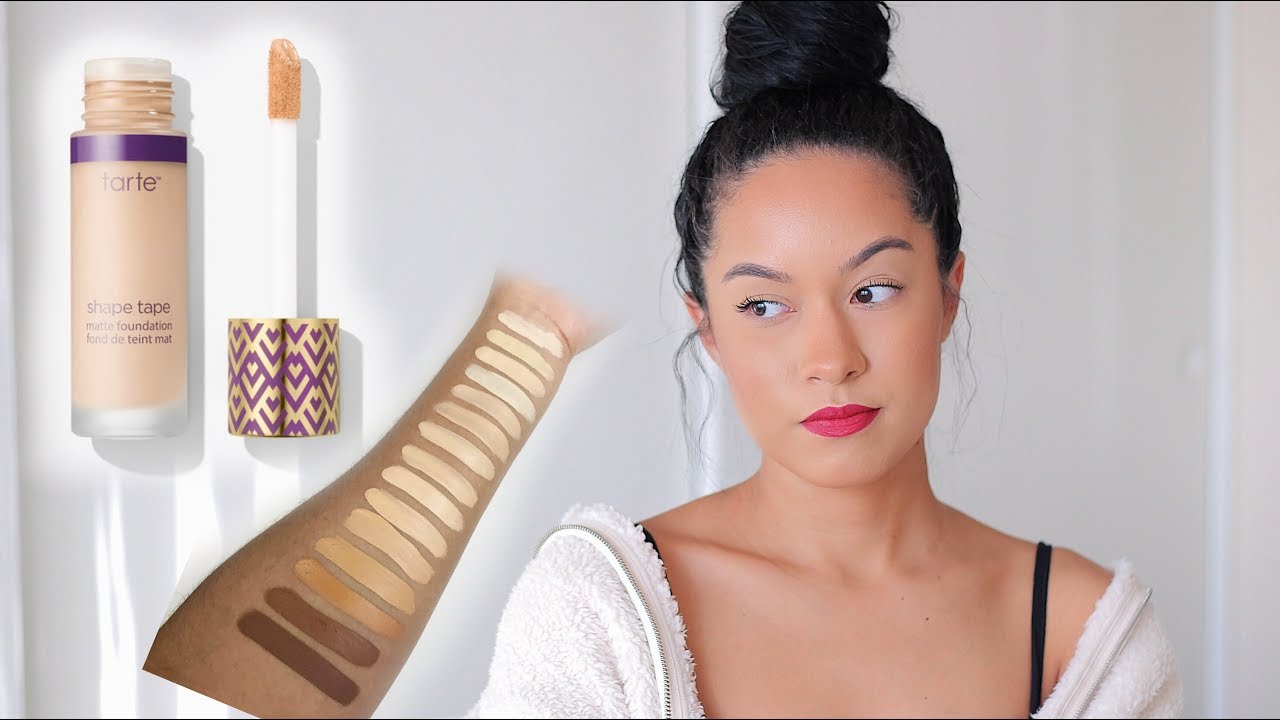 TARTE SHAPE TAPE FOUNDATION | Marie Jay - YouTube