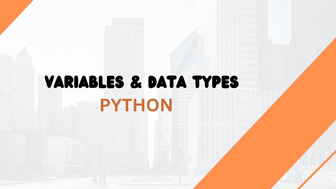 Variables and Data Types - YouTube