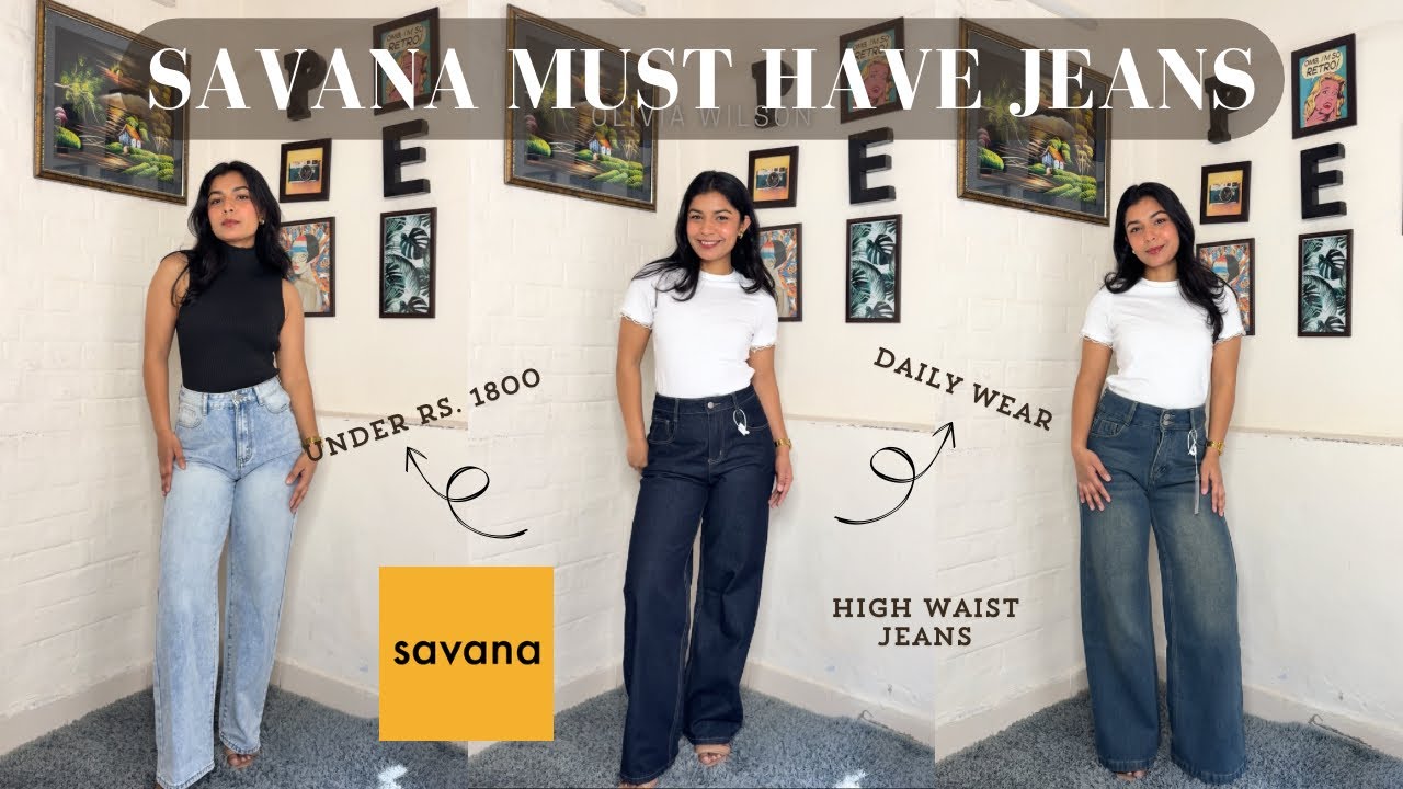 Savana *MUST HAVE* Jeans Haul 👖Affordable High Waist Denims 🫶 
