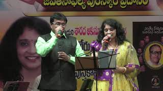 Performed this evergreen peppy duet at kv mahadevan's centennial
sathajayathi and book release of "sarleru neekevvaru..mahadevan
aanimutyalu " december 10th,...