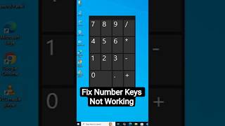 Fix Number Keys Not Working in Windows 10 PC or Laptop - Simple Fix