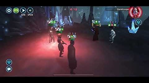 Fennec BHs vs Lord Vader with Level 9 Datacron #swgoh