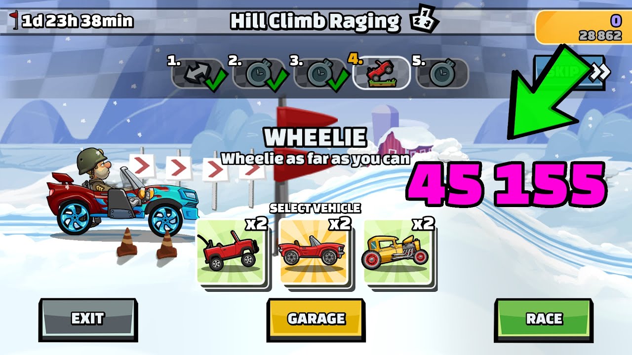 Hill Climb Racing 2 HIGH SCORE 45 155 (Hill Climb