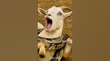 Python Attacks Goat 🐍🐐 #short #goat #python