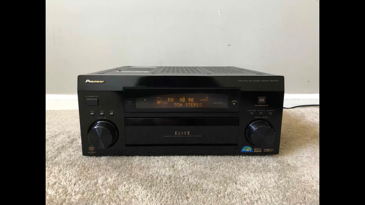 How to Factory Reset Pioneer Elite VSX45TX 7.1 Home Theater Surround